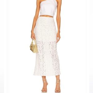 NWT! LPA GIOIA SKIRT IN WHITE